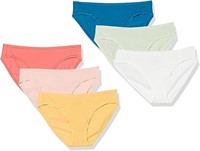 6 Amazon Essentials Women's Bikini Underwears,M