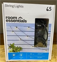 Room Essentials String Lights,20 Lights,15ft, 10in