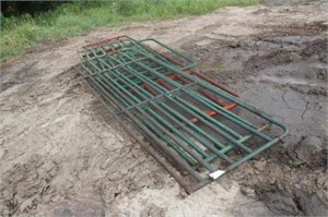 (5) Assorted Tube Style Gates, Approx 8Ft-18Ft