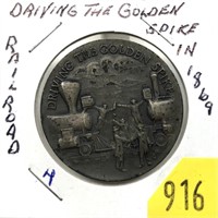 Railroad token,"Driving the Spike"