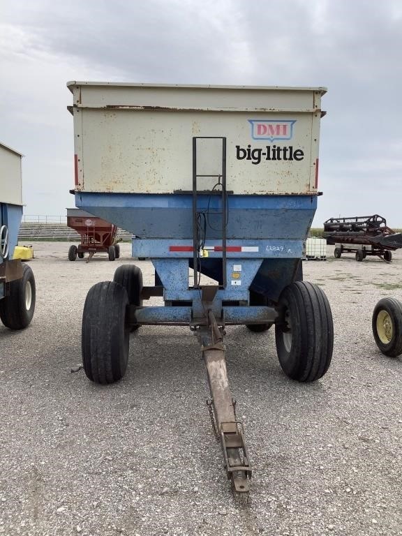 DMI Big-Little Grain Wagon Blue/White