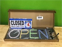 LED Open sign for buisness