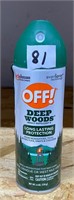 SCJohnson OFF! Deepwoods, 6floz, New