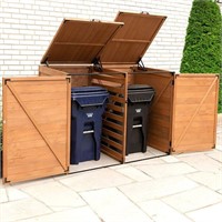 Leisure Season TRSM5937-E Trash/ Recycling Sheds