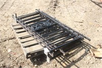(3) Steel Fence Sections, Approx 5Ft X 30"