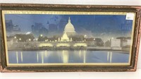 ‘The Heart of Our Nation’ vintage print of night
