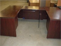 U-Shapped Office Desk with Keys 103x67