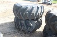 (2) General 23.1-26 Tires on Rims