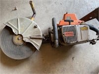 Older still gas chop saw, Hasnt ran for a while