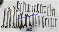 Lot of Mixed Wrenches
