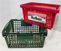 Marlboro and Green Shopping Baskets