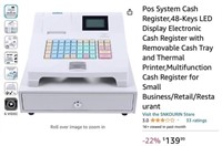 Pos System Cash Register,48-Keys LED