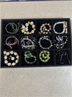 Costume jewelry, bracelet and earring sets