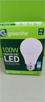 4 pack 100 watt LED Light Bulbs