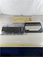 Retro commodore and C64 keyboards