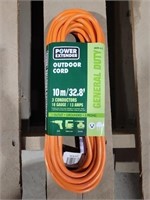 (5) Power Extender 10m Outdoor Power Cords