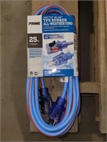 (5) Arctic Blue TPE Rubber All/W Cords