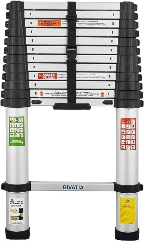 Bivatia Telescoping 12.5' Aluminum Ladder