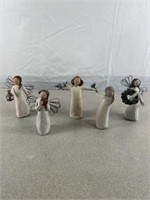 Willow tree figurines, set of 5