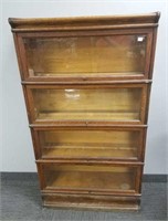 Macey oak #811 - 4 section stacking bookcase -