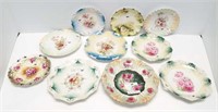 10 RS Prussia decorated plates - 10 1/2" largest