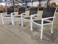 (4) StyleWell Marivaux Steel Chairs