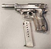 WWII Third Reich "cyg" P38 - 9mm pistol serial
