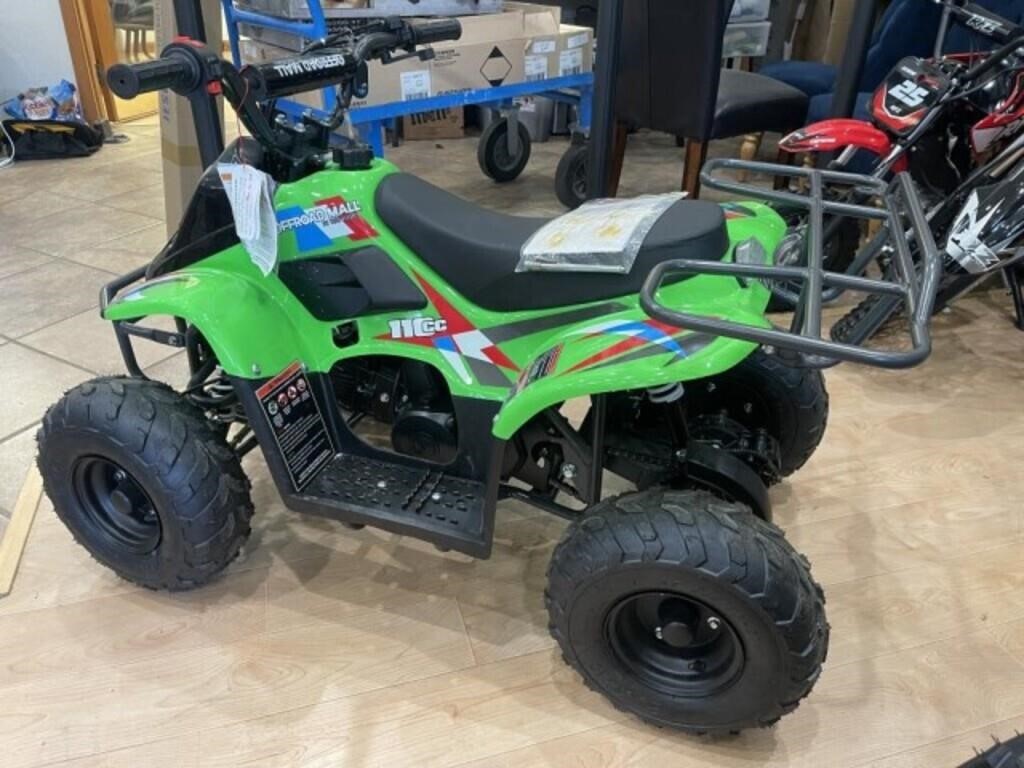 110CC  AUTO SPORTS QUAD GREEN