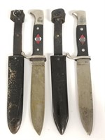 2 WWII Third Reich youth knifes with sheaths
