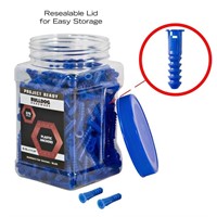 (6) Containers Wall Anchor Plastic Screws