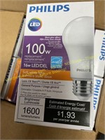 Philips 6ct.led 100W replacement bulbs