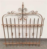 Antique iron gate - 36" wide x 43" high