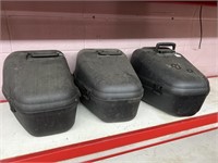 Three chainsaw cases