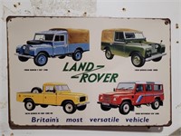 Land Rover Metal Sign