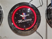 Mustang Light Up Clock