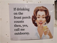 OutDoorsy Metal Sign