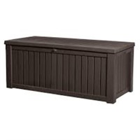 Keter Wood Look 150Gal Resin Patio Deck Box