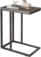 WLIVE Side Table, C Shaped End Table for Couch.