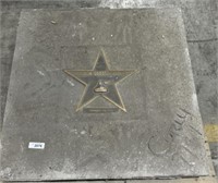 Harlem Globetrotters Concrete Star.