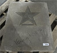 Kenny Rogers Concrete Star.
