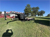 Friesen Trailers Gooseneck Flatbed Wood Floor