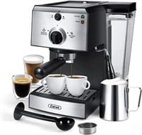 Gevi Espresso Machine GECMD627BK-U Cappuccino Co
