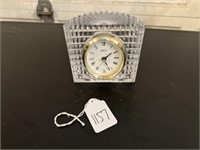 Mikasa Crystal Quartz Desk Clock