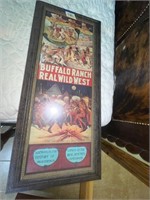 Buffalo Ranch Real Wild West Framed Picture