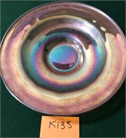 R - VINTAGE GLASS BOWL (K135)