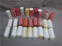 Large Lot Of Poker Chips