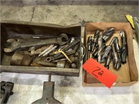 Assorted Wrenches, Milling Bits and more