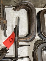 Three Large C-Clamps