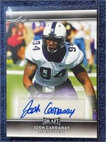 JOSH CARRAWAY-2017 LEAF DRAFT AUTOGRAPH