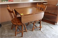 Dropleaf Kitchen Table w/ 2 Chairs
